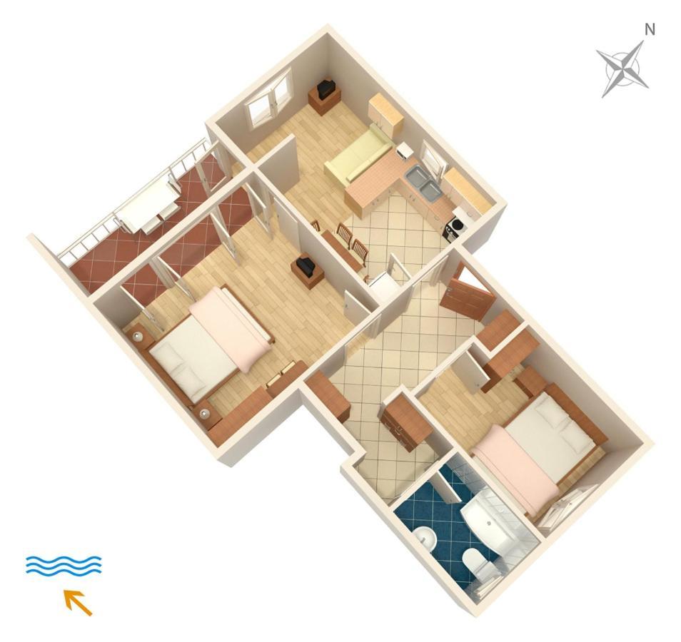 Apartments With A Parking Space Punat, Krk - 5410 ภายนอก รูปภาพ
